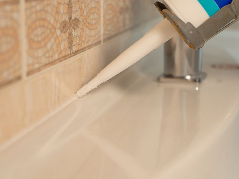 applying acrylic Sealant